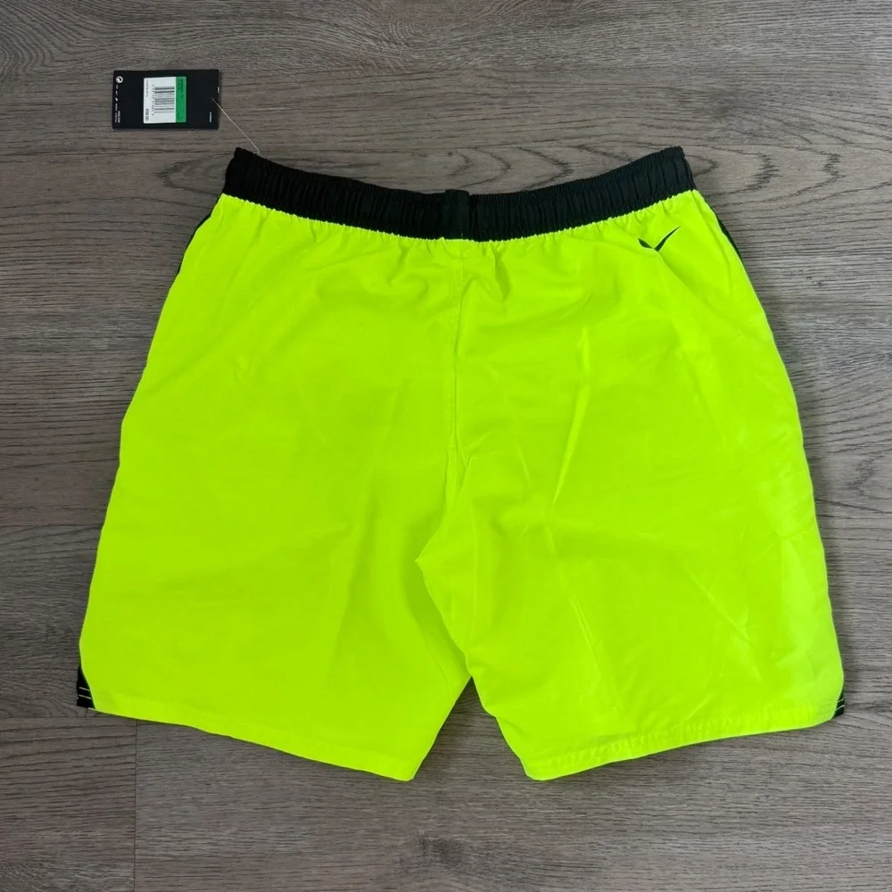 Nike Mens‎ Swim Trunks Lifeguard Volt Green Shorts NESS8062-737 Large